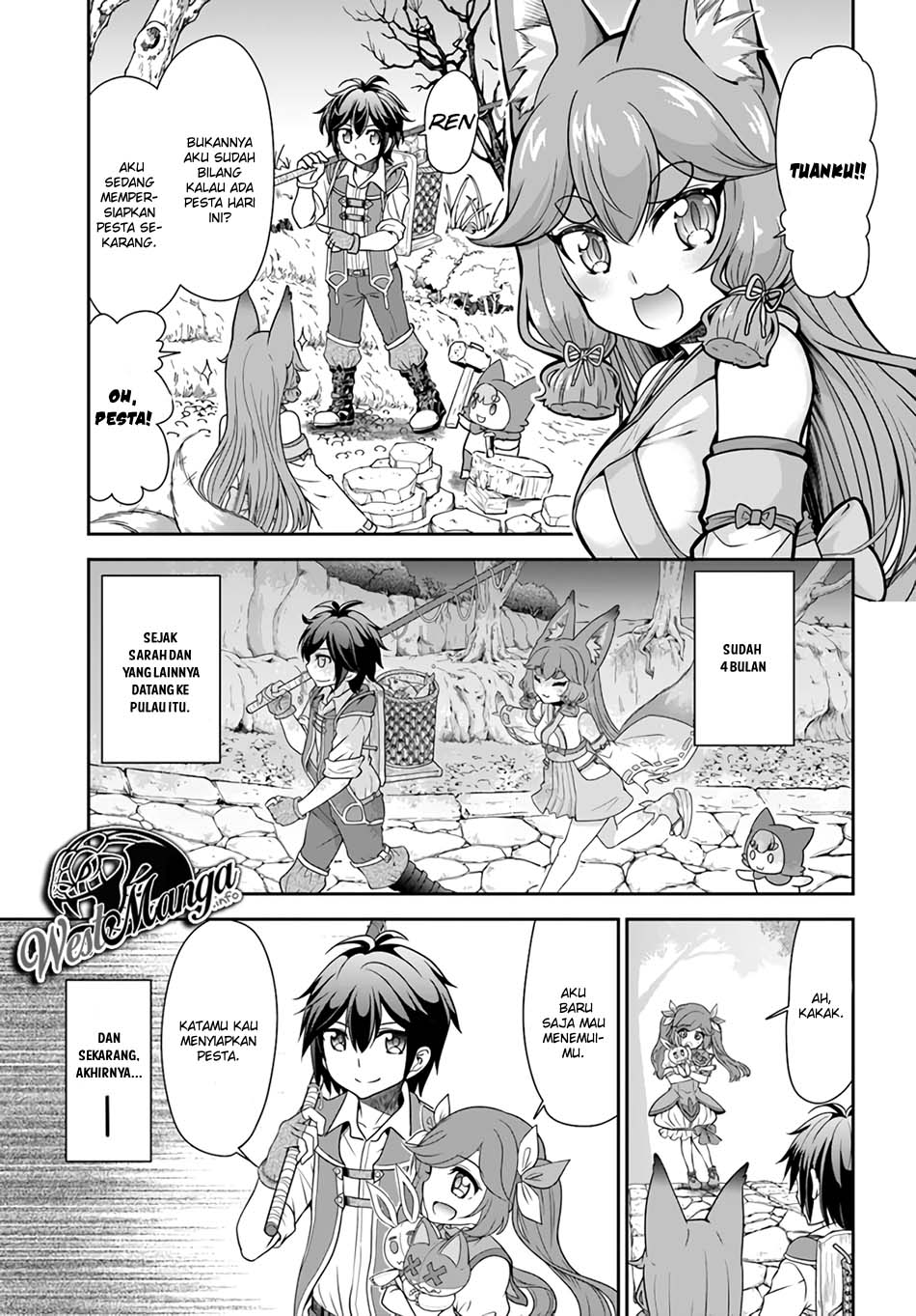 Tenohira Kaitaku Mura de Isekai Kenkokuki: Fueteku Yome-tachi to Nonbiri Mujintou Life (fix) Chapter 20 Gambar 14