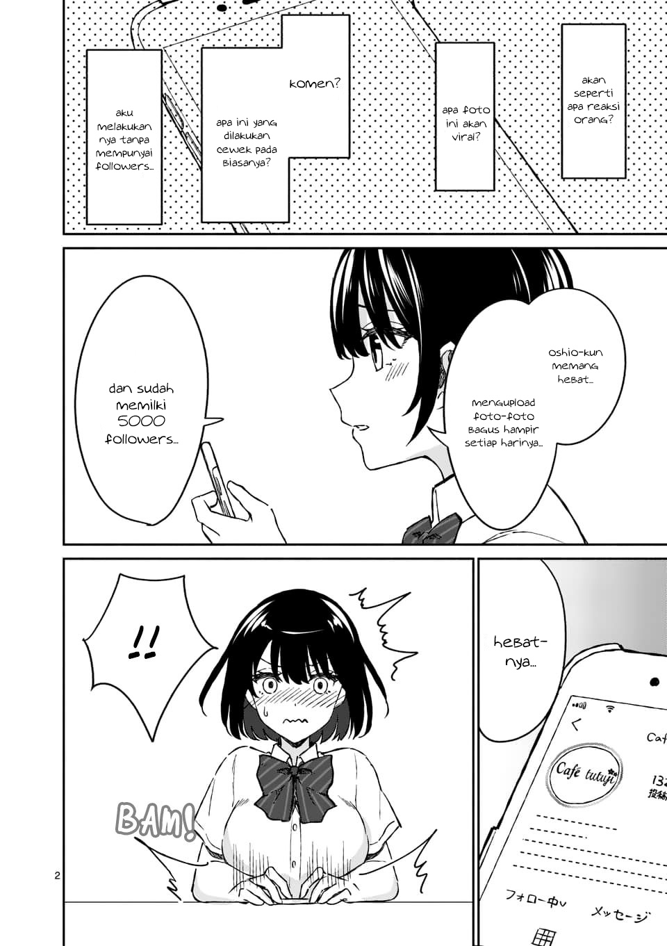 Shiotaiou no Sato-san ga Ore ni dake Amai Chapter 7 Gambar 3