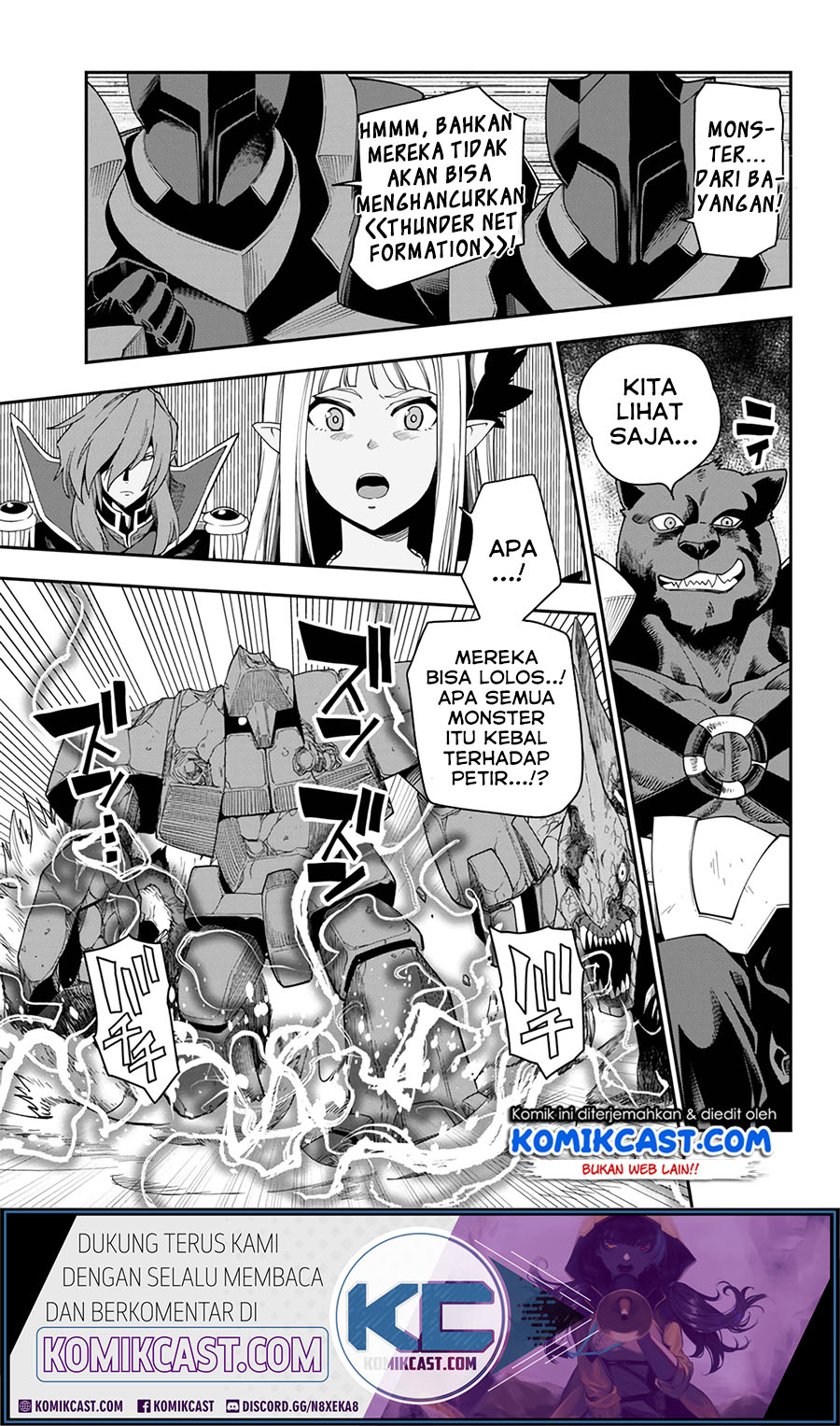 Konjiki no Moji Tsukai: Yuusha Yonin ni Makikomareta Unique Cheat Chapter 66 Gambar 19