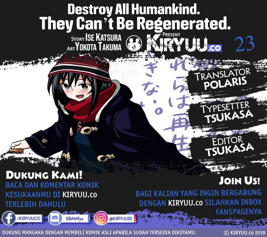 Baca Manga Destroy All Humankind. They Can’t Be Regenerated Chapter 23 Gambar 2