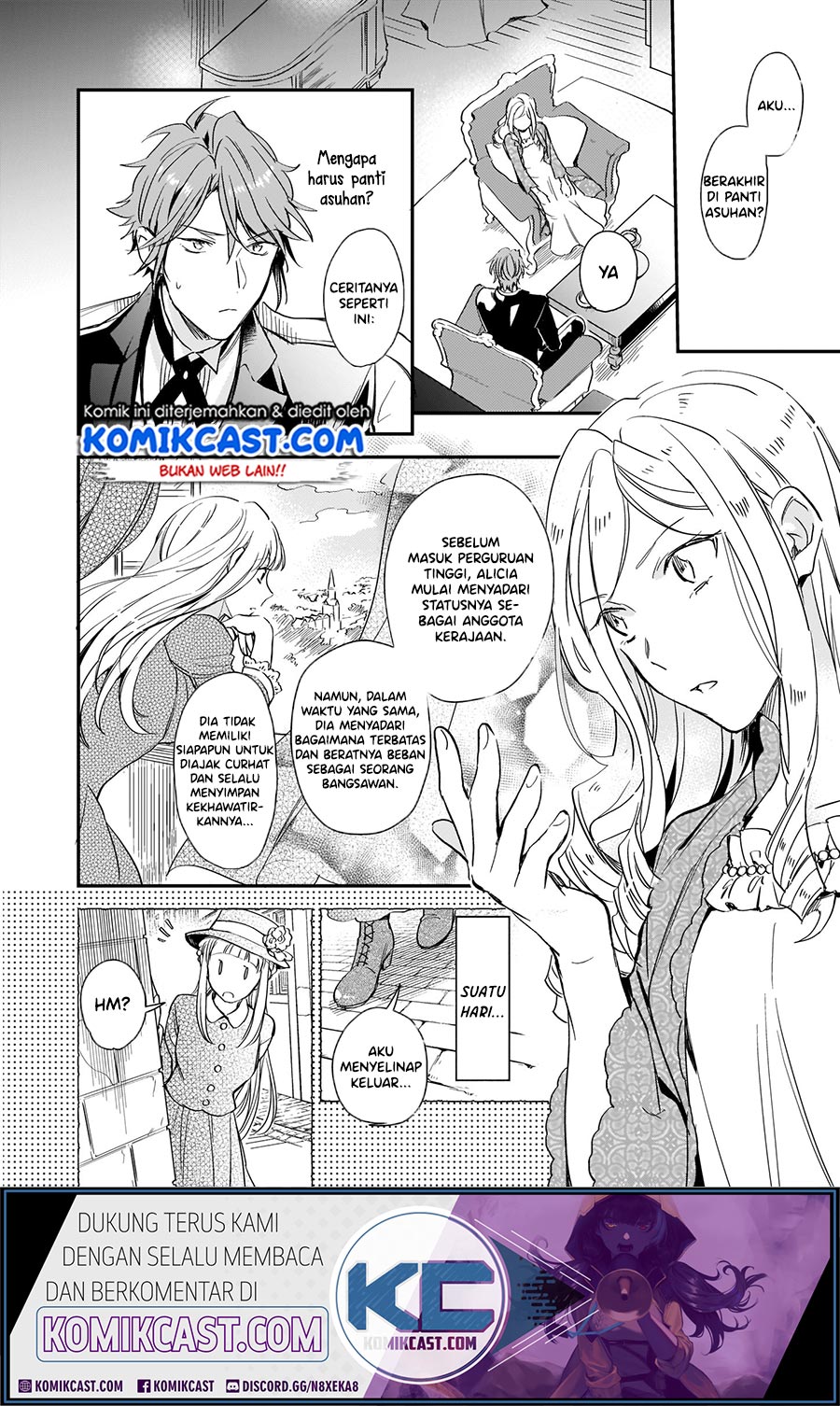 Baca Manga Albert Ke no Reijou wa Botsuraku wo go Shomou desu Chapter 08.1 Gambar 2