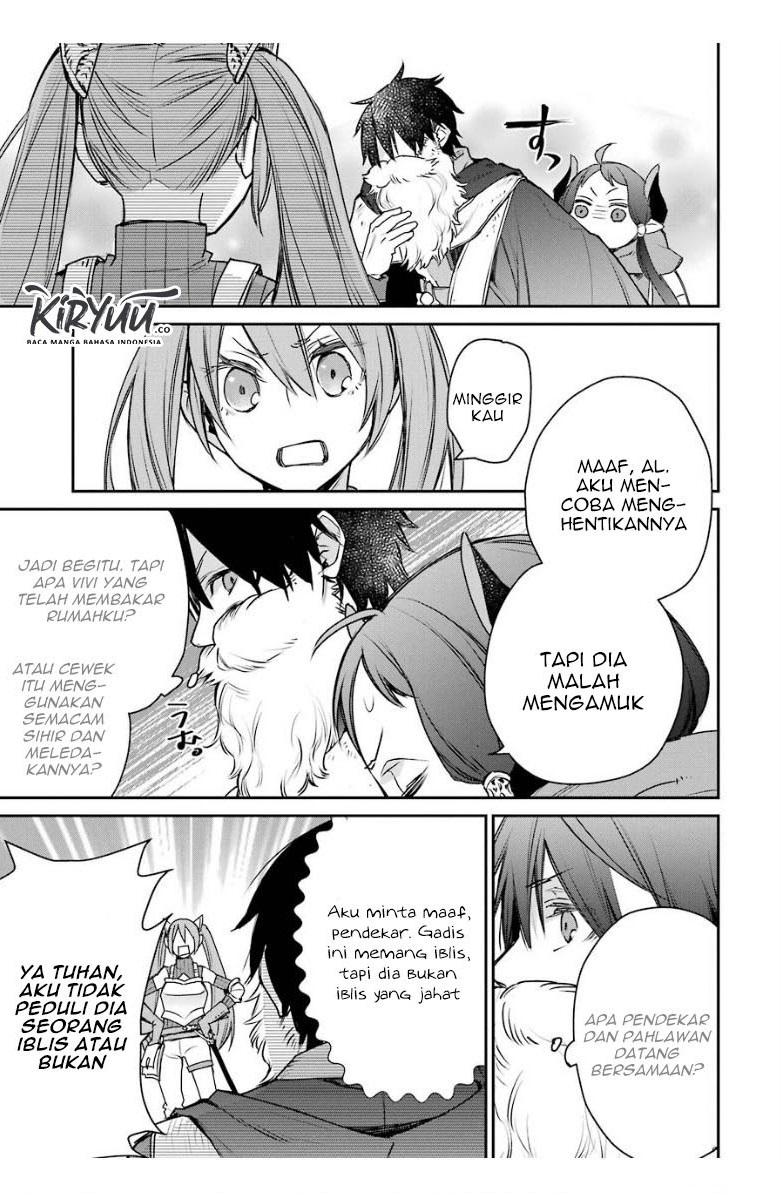 Saikyou no Madoshi. Hisa ni Ya wo Ukete Shimatta no de Inaka no Eihei ni Naru Chapter 14.1 Gambar 15