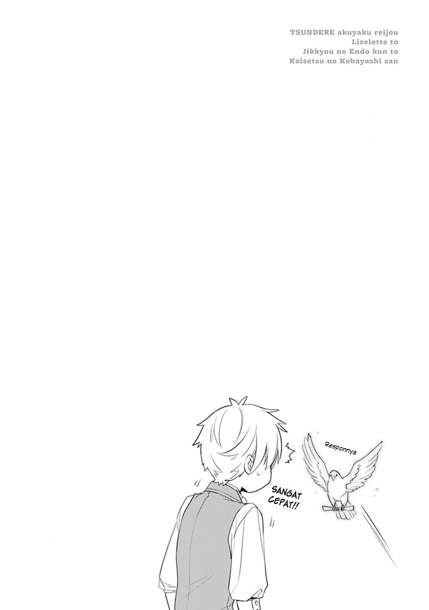 Tsundere Akuyaku Reijou Liselotte to Jikkyou no Endo-kun to Kaisetsu no Kobayashi-san Chapter 09.5 Gambar 7
