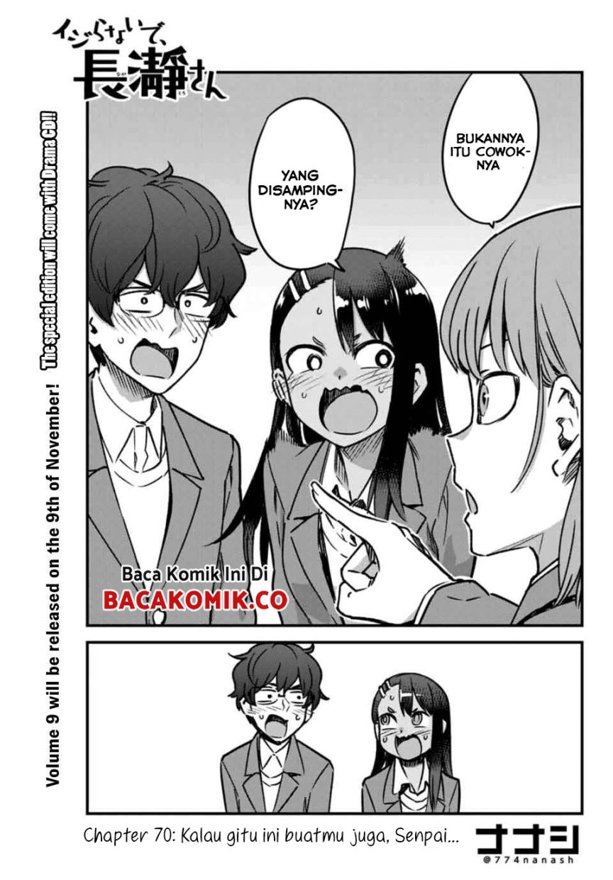 Baca Manga Ijiranaide, Nagatoro-san Chapter 70 Gambar 2