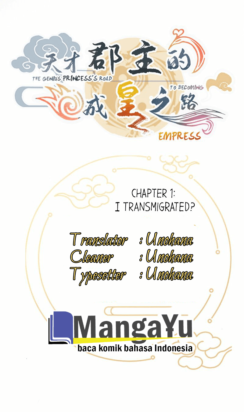 Baca Manhua The Genius Princess’s Road to Becoming Empress Chapter 01 Gambar 2