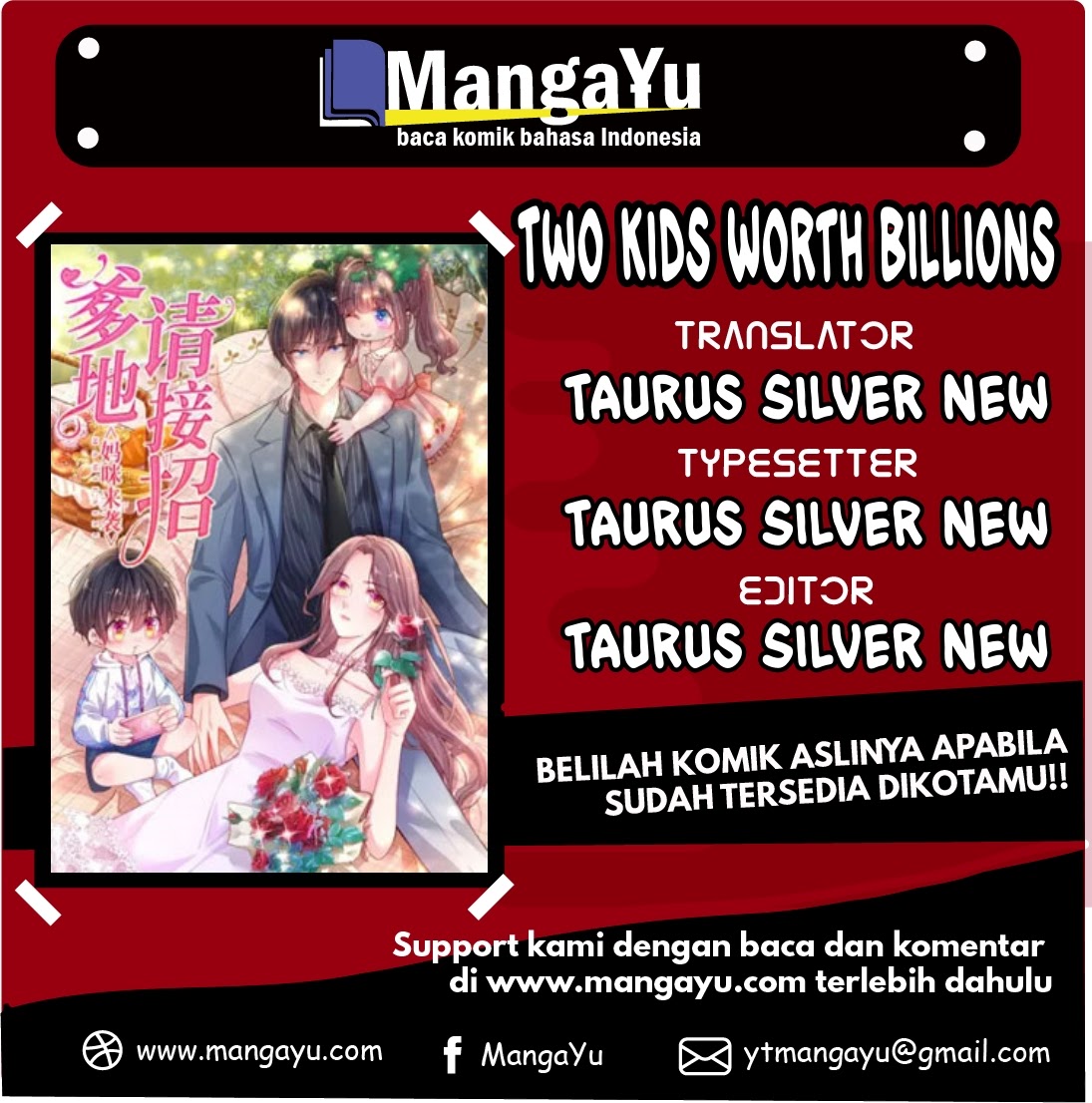 Baca Komik Two Kids Worth Billions Chapter 01 Gambar 1