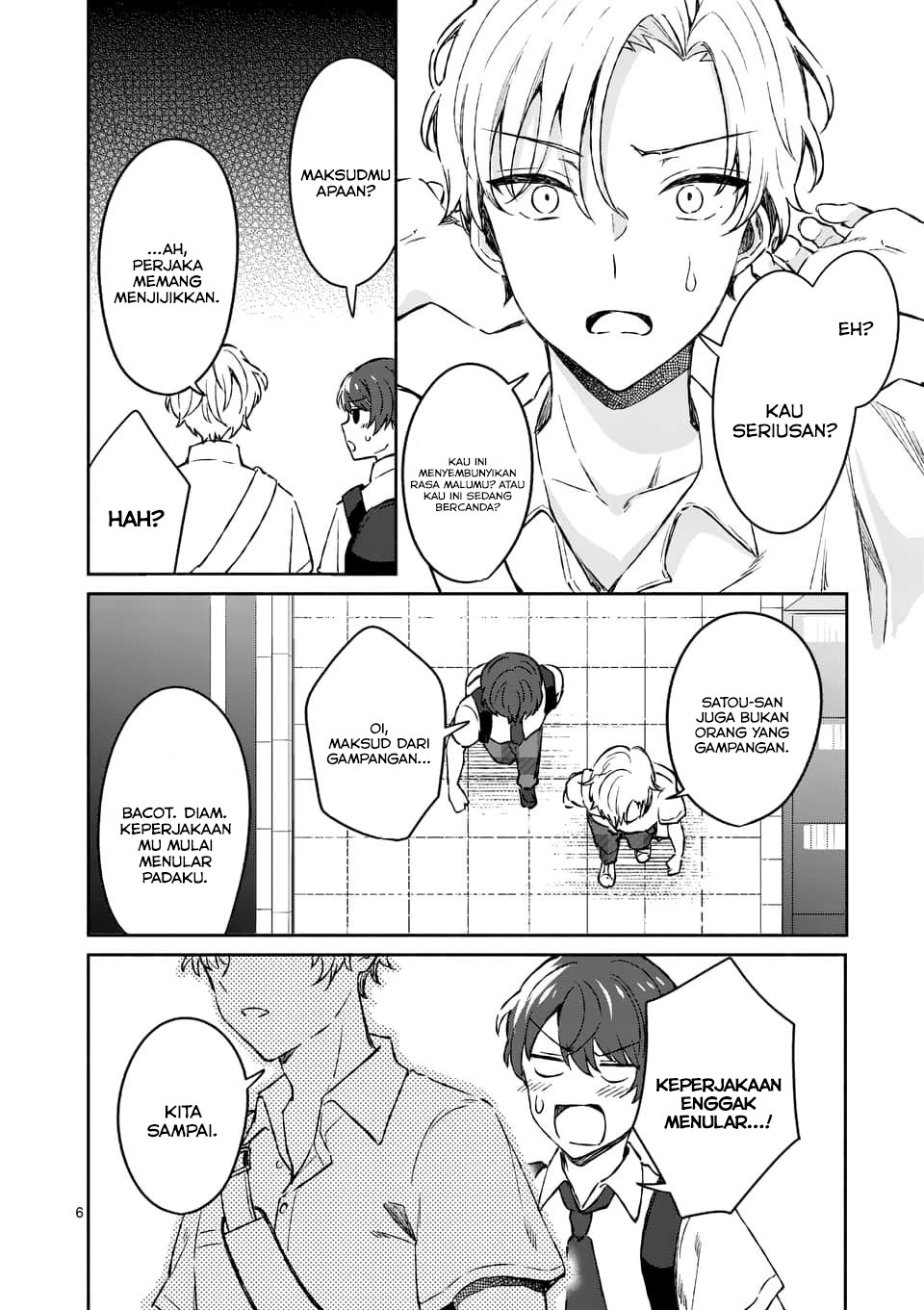 Shiotaiou no Sato-san ga Ore ni dake Amai Chapter 08 Gambar 7