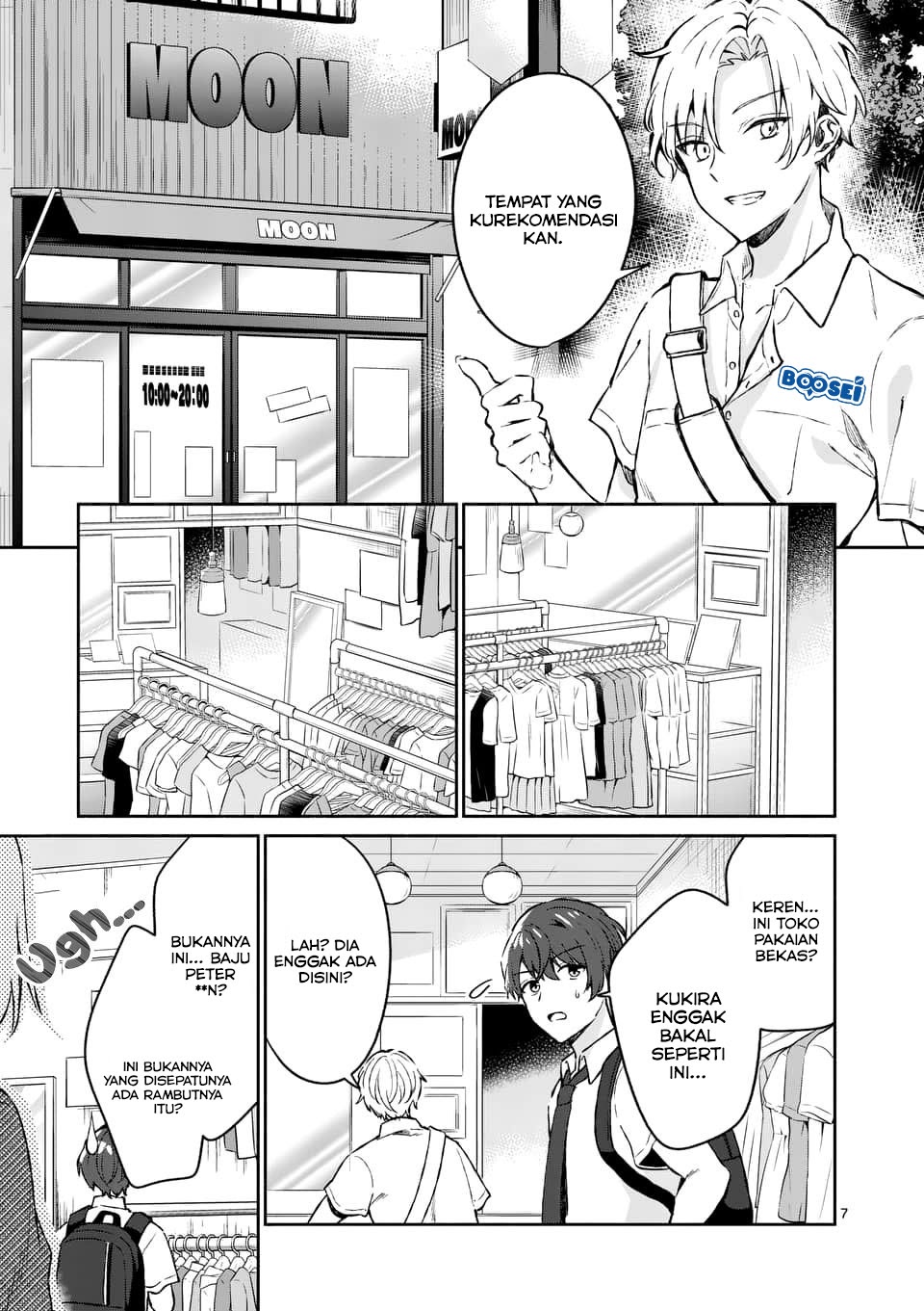 Shiotaiou no Sato-san ga Ore ni dake Amai Chapter 08 Gambar 8
