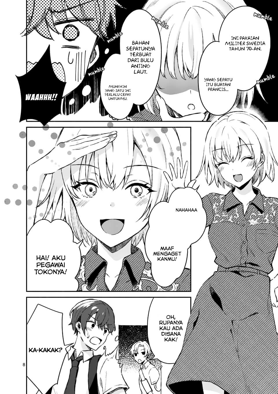 Shiotaiou no Sato-san ga Ore ni dake Amai Chapter 08 Gambar 9