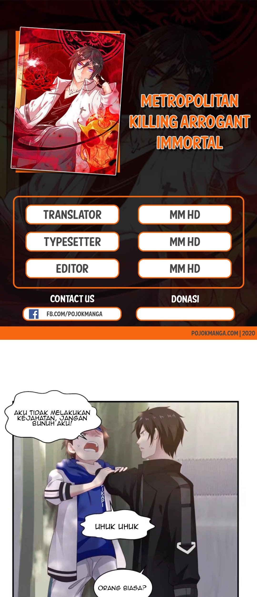 Baca Komik Metropolitan Killing Arrogant Immortal Chapter 23 Gambar 1