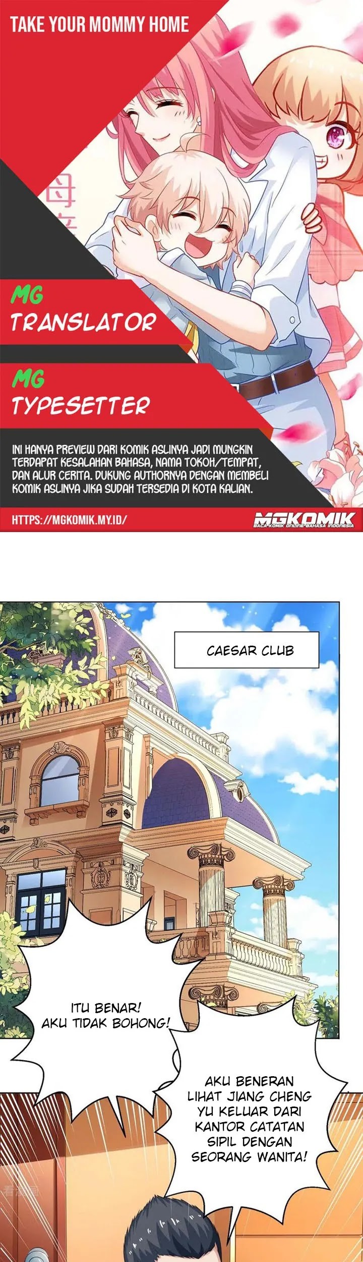 Baca Komik Take Your Mommy Home Chapter 116 Gambar 1