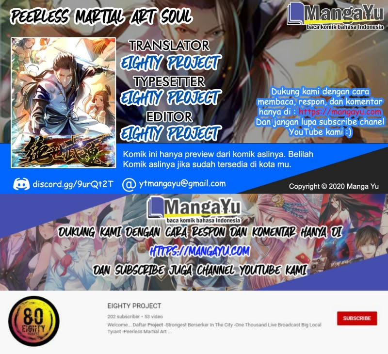 Baca Komik Peerless Martial Art Soul Chapter 11 Gambar 1