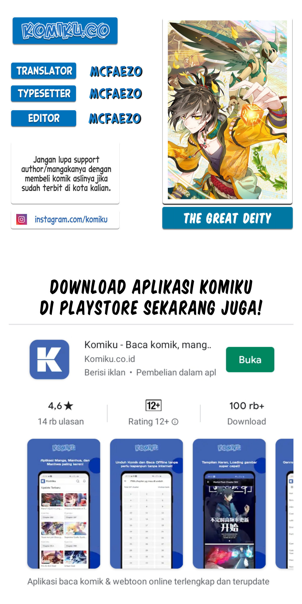 Baca Komik The Great Deity Chapter 41 Gambar 1