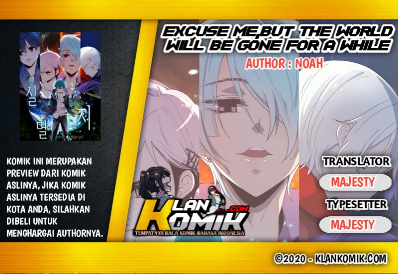 Baca Komik Excuse Me, but the World Will Be Gone for a While Chapter 00 Gambar 1