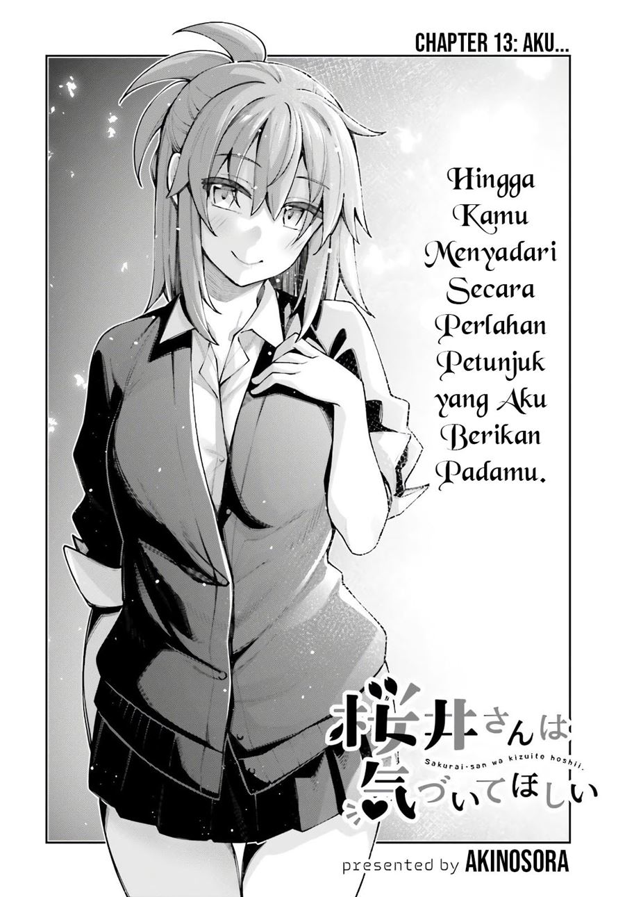Sakurai-san Wants To Be Noticed Chapter 13 Gambar 7