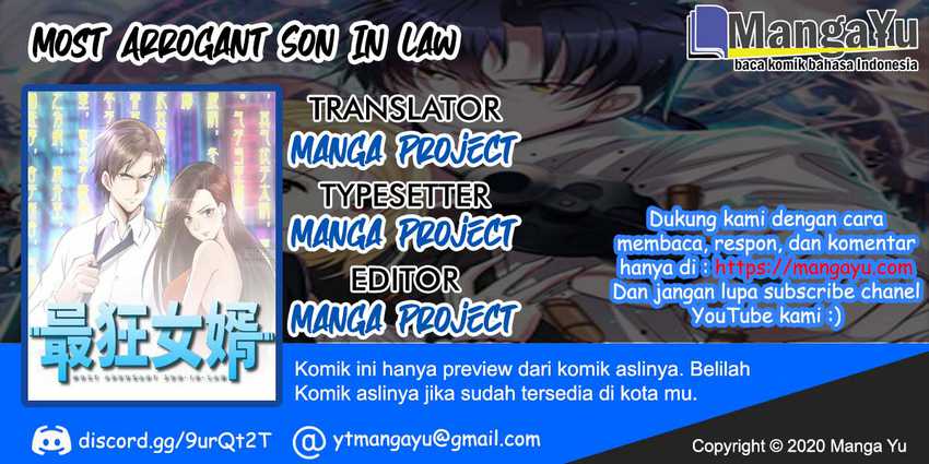 Baca Komik Most Arrogant Son In Law Chapter 19 Gambar 1