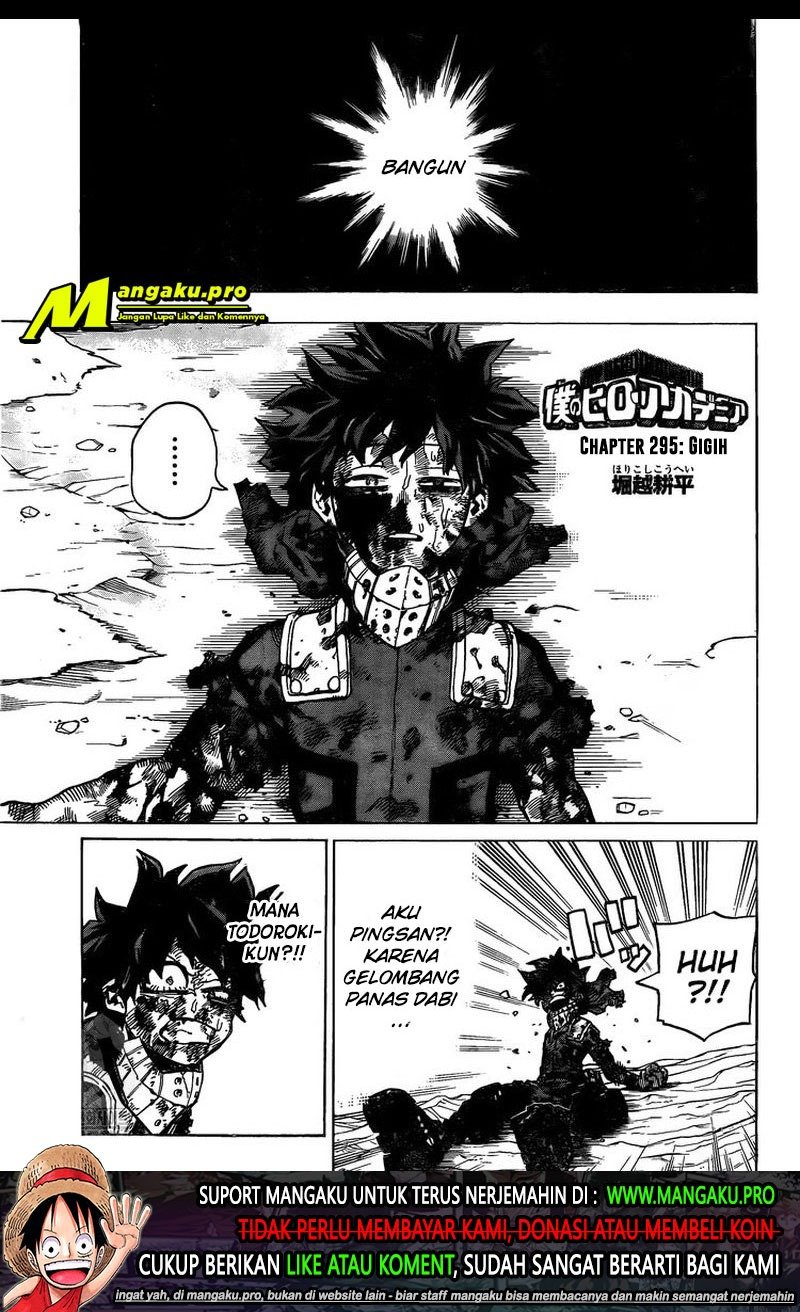 Manga Boku no Hero Academia Chapter 295 gambar nomor 2
