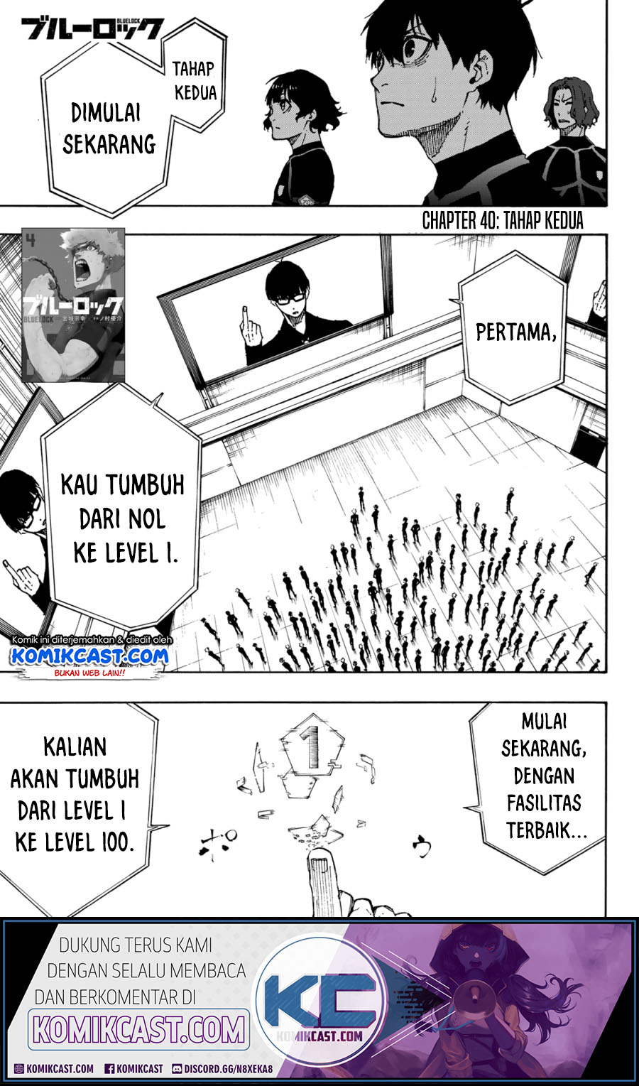 Komik Blue Lock Chapter 40 gambar nomor 1