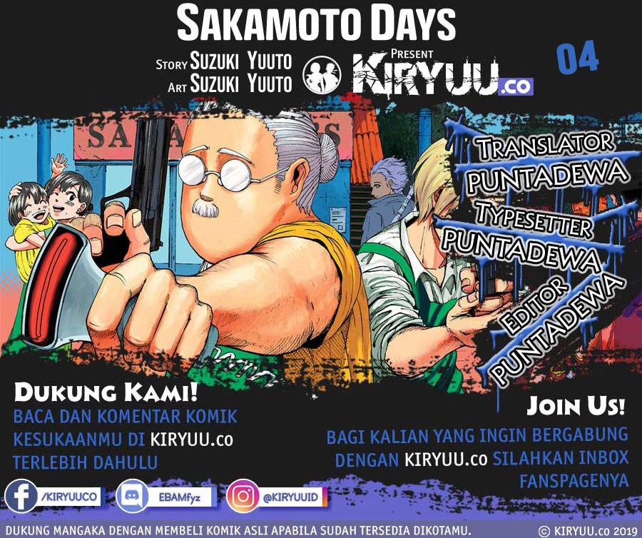 Baca Komik Sakamoto Days Chapter 04 Gambar 1