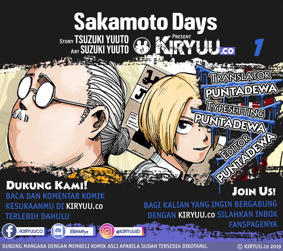 Baca Komik Sakamoto Days Chapter 01 Gambar 1