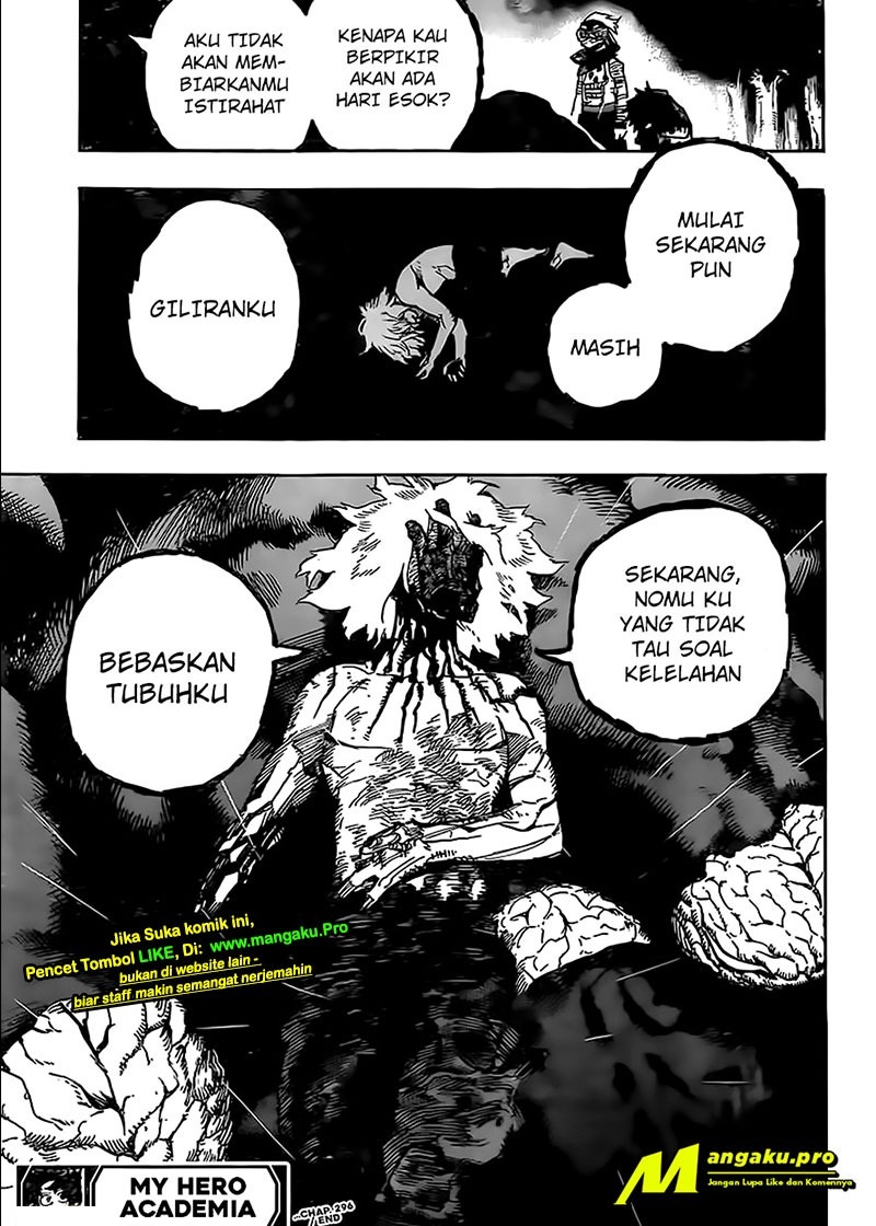 Boku no Hero Academia Chapter 296 Gambar 19