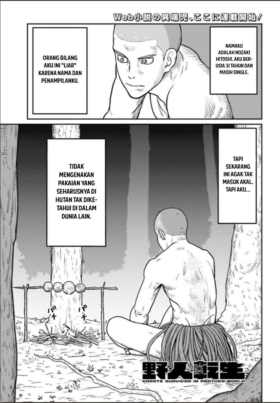 Baca Manga Yajin Tensei: Karate Survivor in Another World Chapter 01 Gambar 2