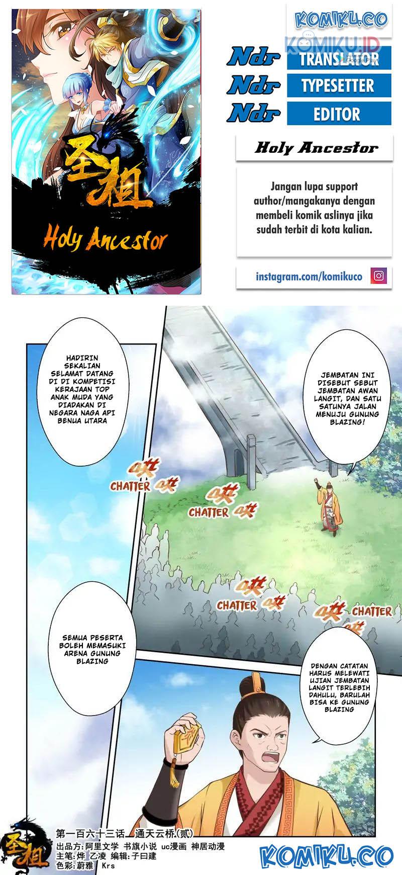 Komik Holy Ancestor Chapter 163 gambar nomor 1