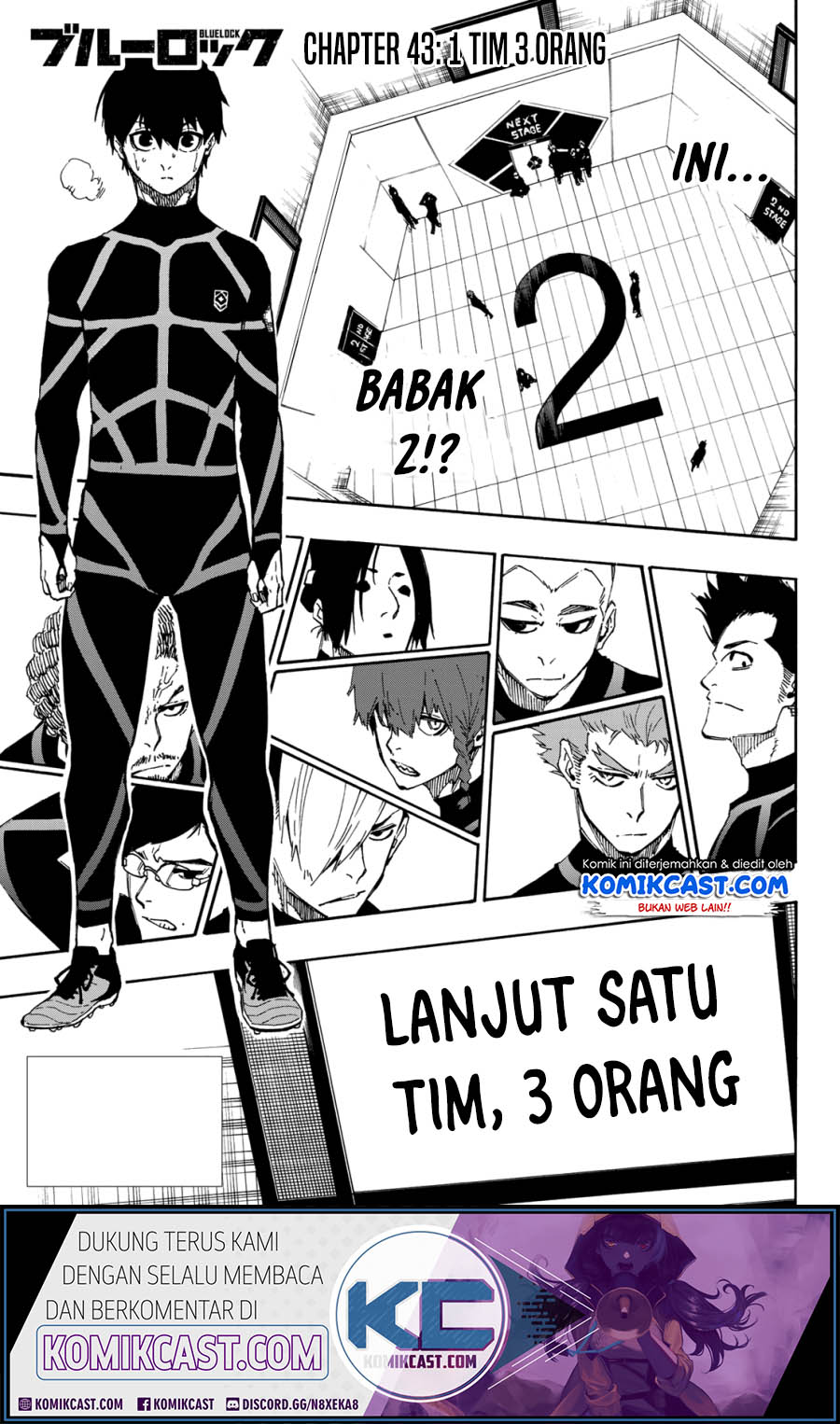 Baca Komik Blue Lock Chapter 43 Gambar 1