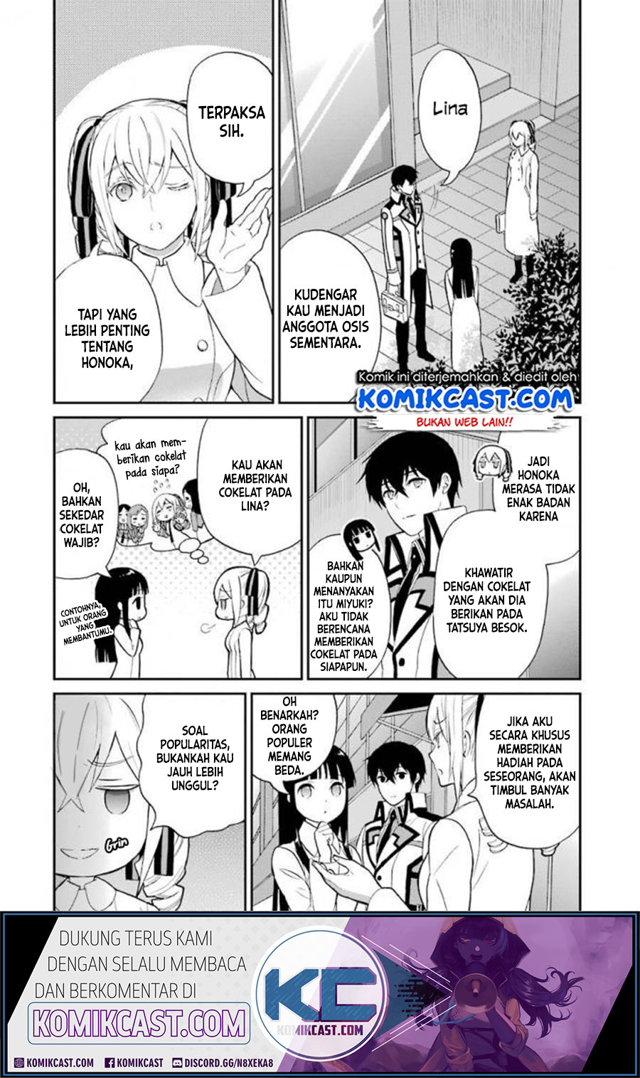 Mahouka Koukou no Rettousei – Raihousha-hen Chapter 18 Gambar 15
