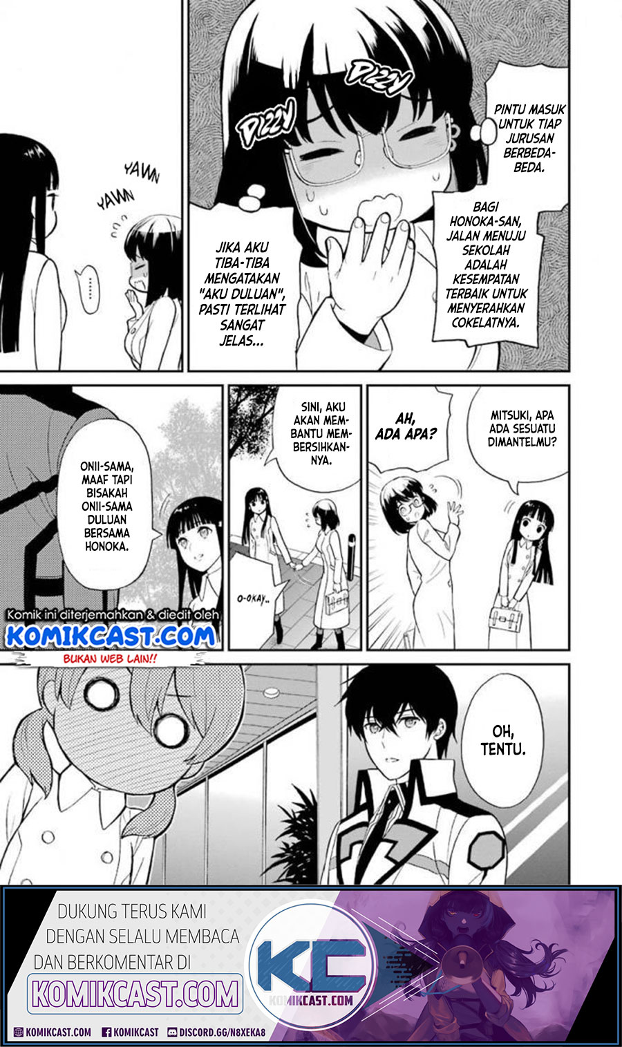 Mahouka Koukou no Rettousei – Raihousha-hen Chapter 18 Gambar 24