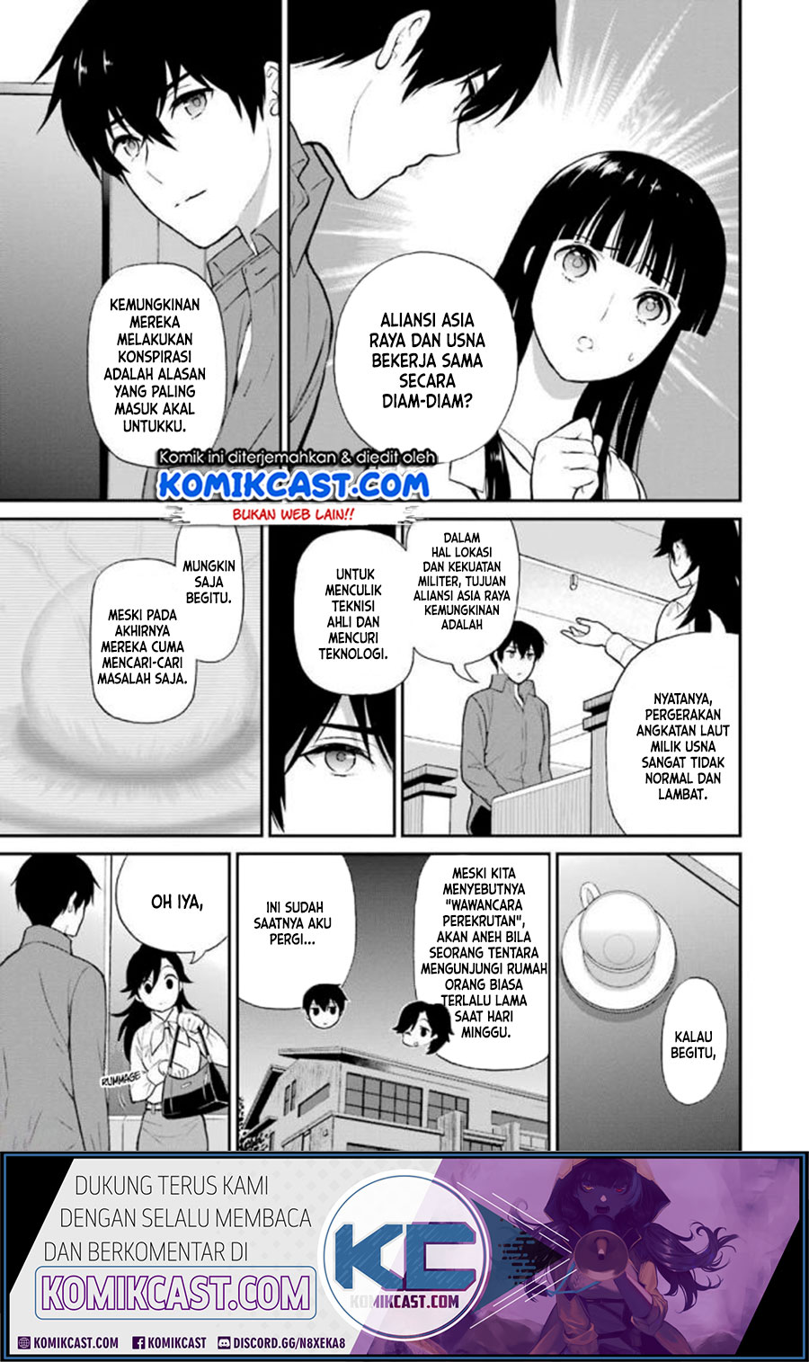 Mahouka Koukou no Rettousei – Raihousha-hen Chapter 18 Gambar 8