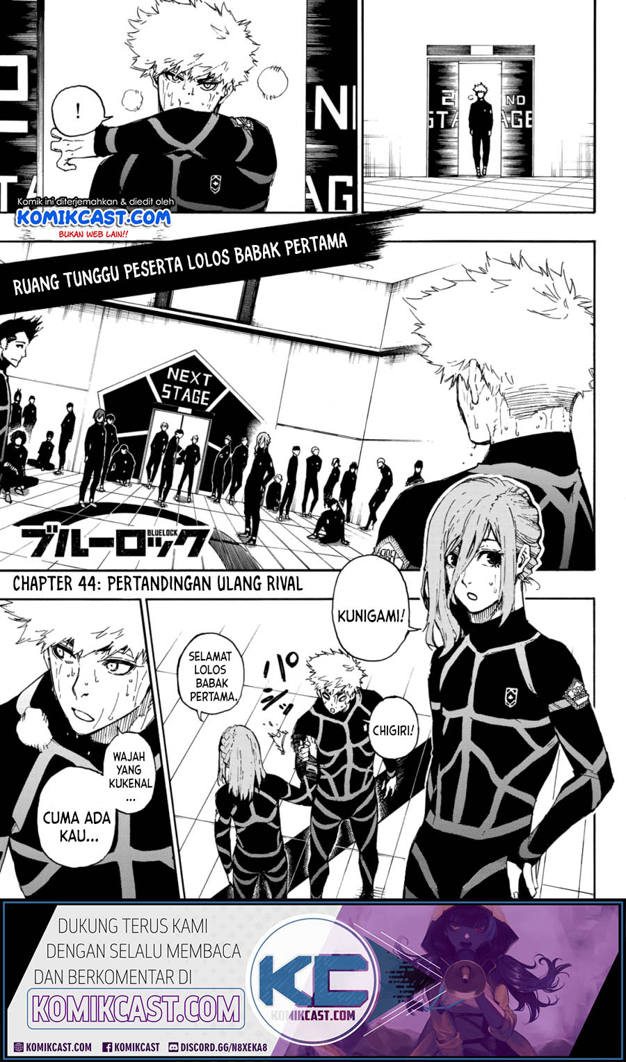 Baca Komik Blue Lock Chapter 44 Gambar 1