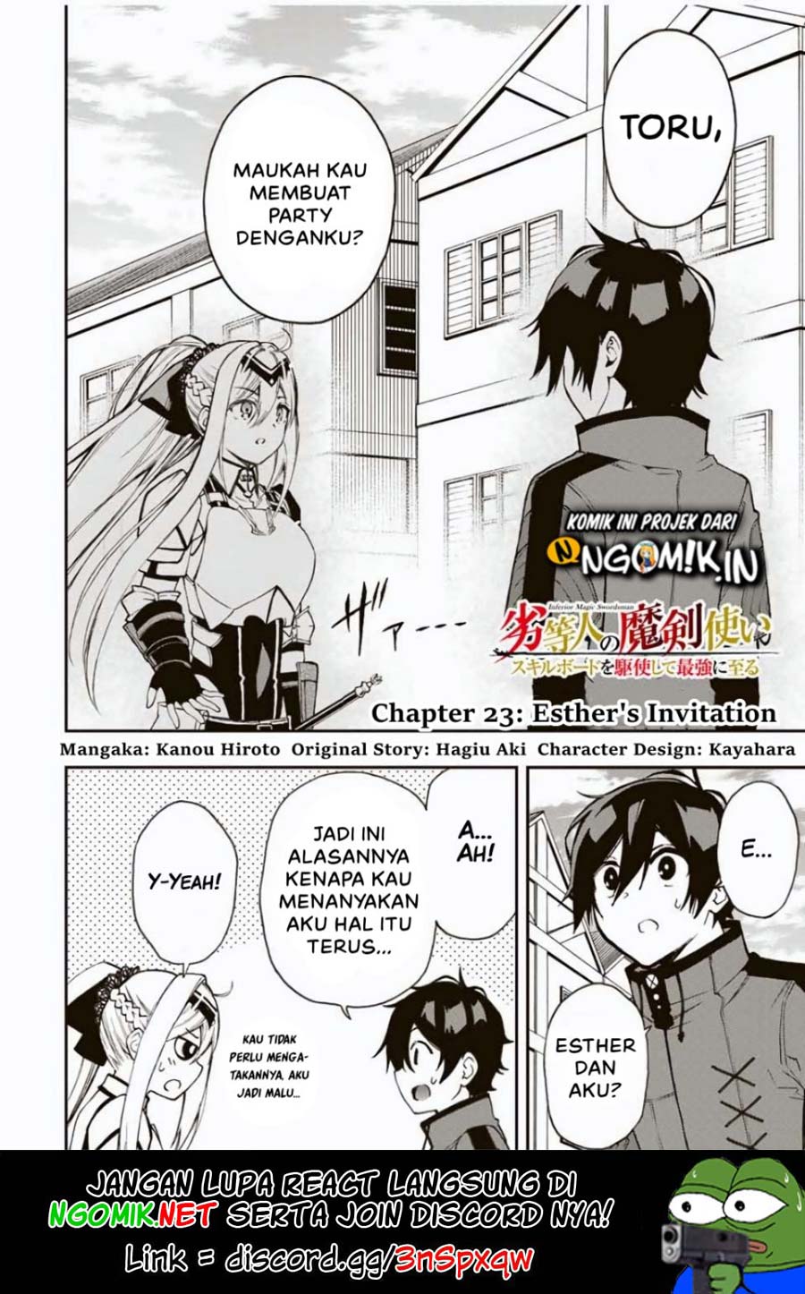 Baca Manga The Reincarnated Inferior Magic Swordsman Chapter 23 Gambar 2
