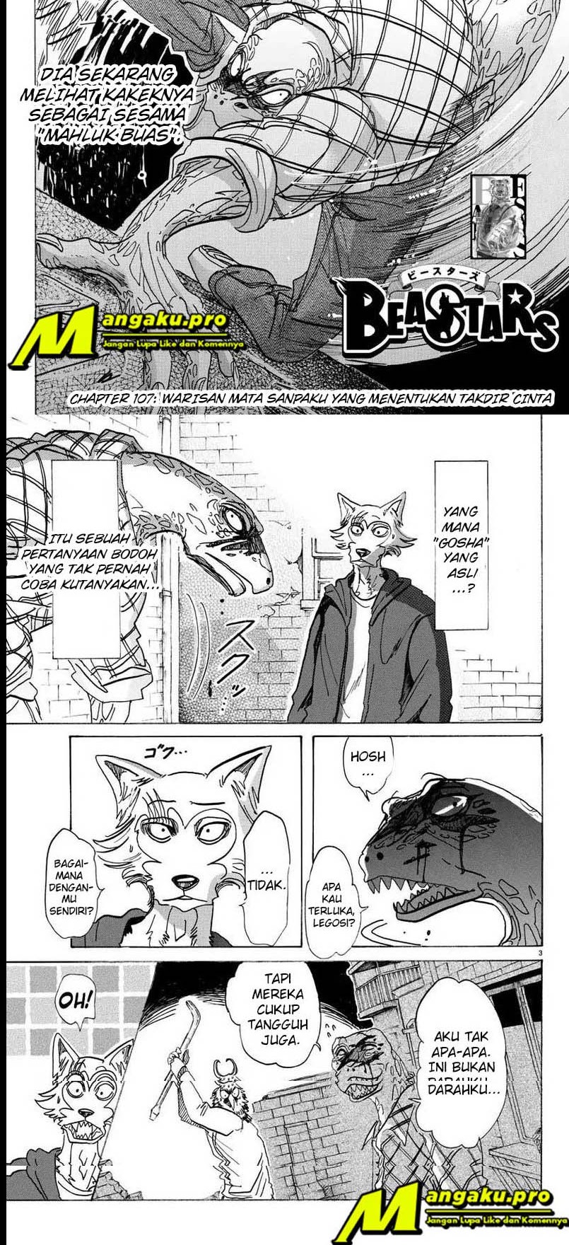 Baca Manga Beastars Chapter 107 Gambar 2