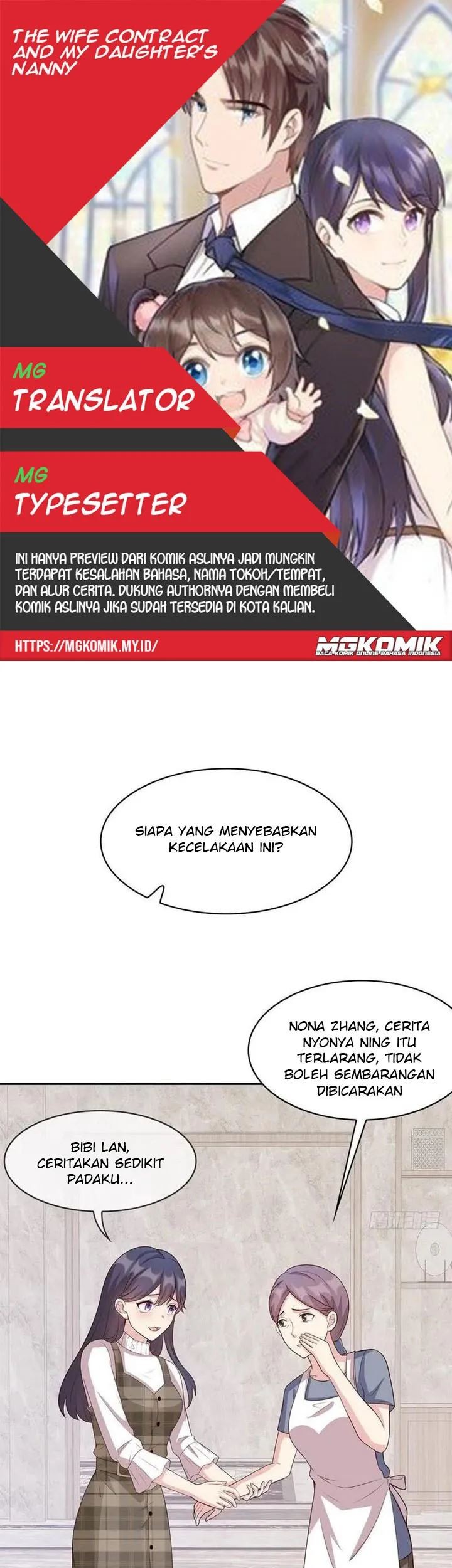 Baca Komik The Wife Contract and My Daughter’s Nanny Chapter 37 Gambar 1