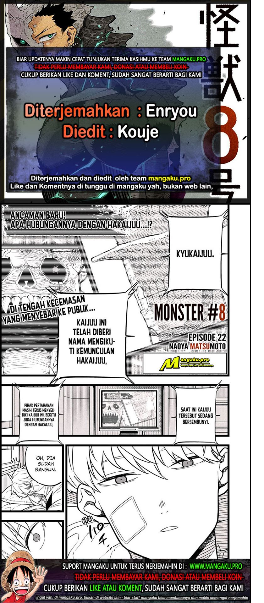 Baca Komik 8Kaijuu Chapter 22 Gambar 1