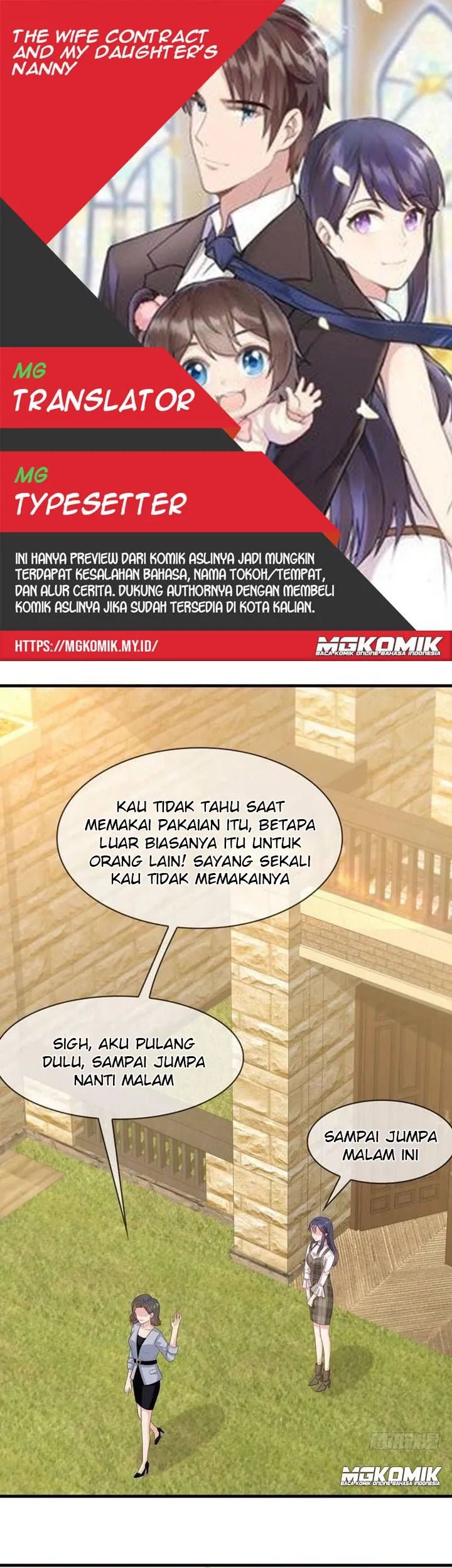 Baca Komik The Wife Contract and My Daughter’s Nanny Chapter 39 Gambar 1