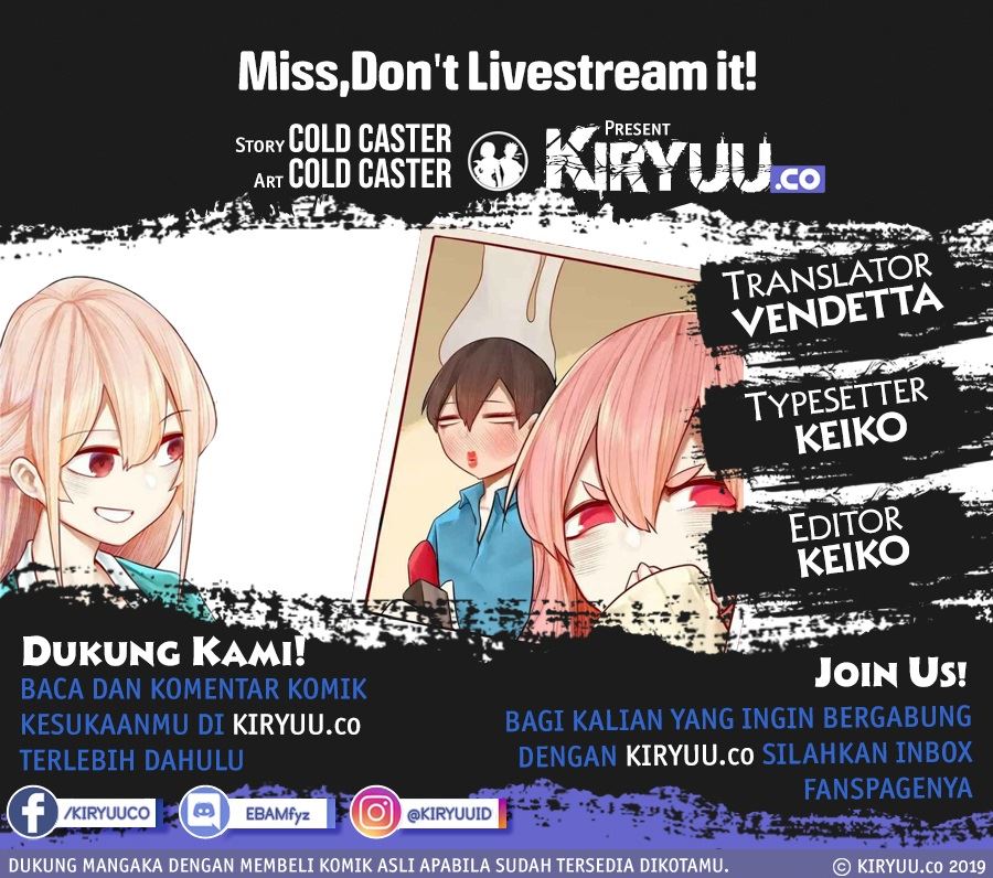 Baca Komik Miss, don’t livestream it! Chapter 19 Gambar 1