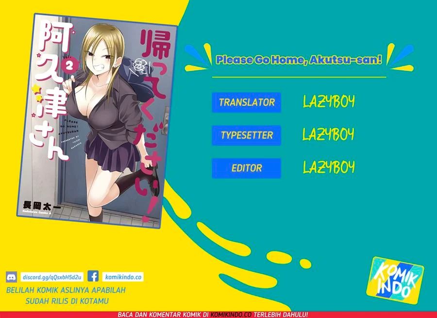 Baca Komik Please Go Home, Akutsu-san! Chapter 20 Gambar 1