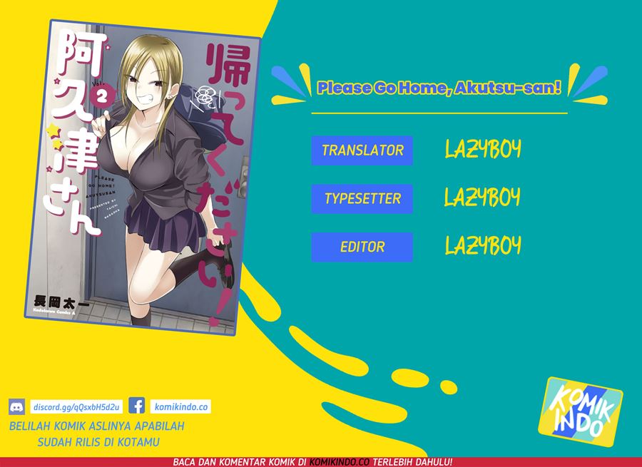 Baca Komik Please Go Home, Akutsu-san! Chapter 23 Gambar 1