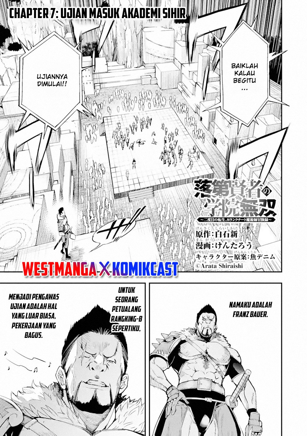 Baca Komik Rakudai Kenja Gakuin no Msou ~ Nidome no Tensei, S Rank Cheat Majutsushi Boukenroku Chapter 7 Gambar 1