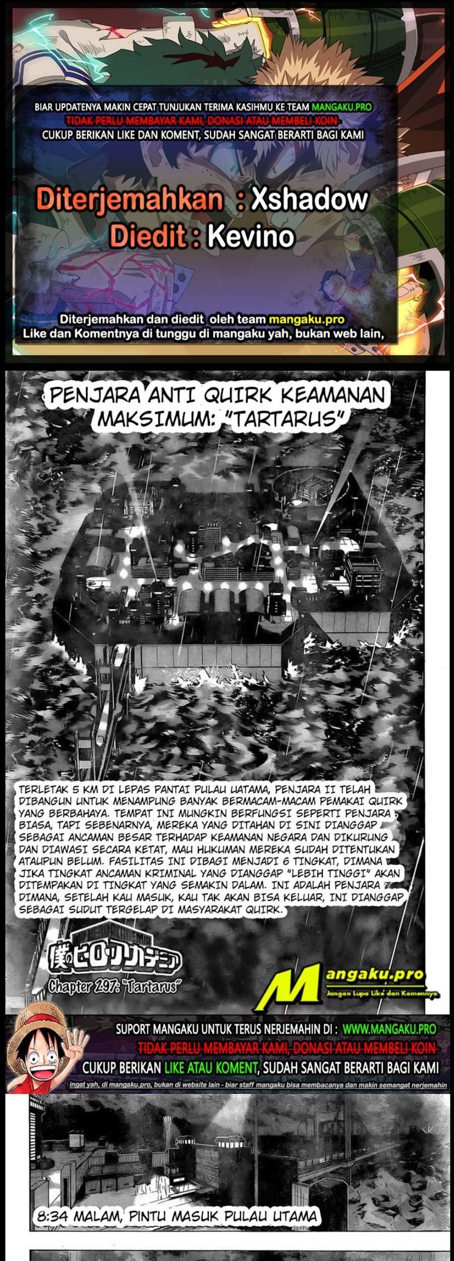 Baca Komik Boku no Hero Academia Chapter 297 Gambar 1