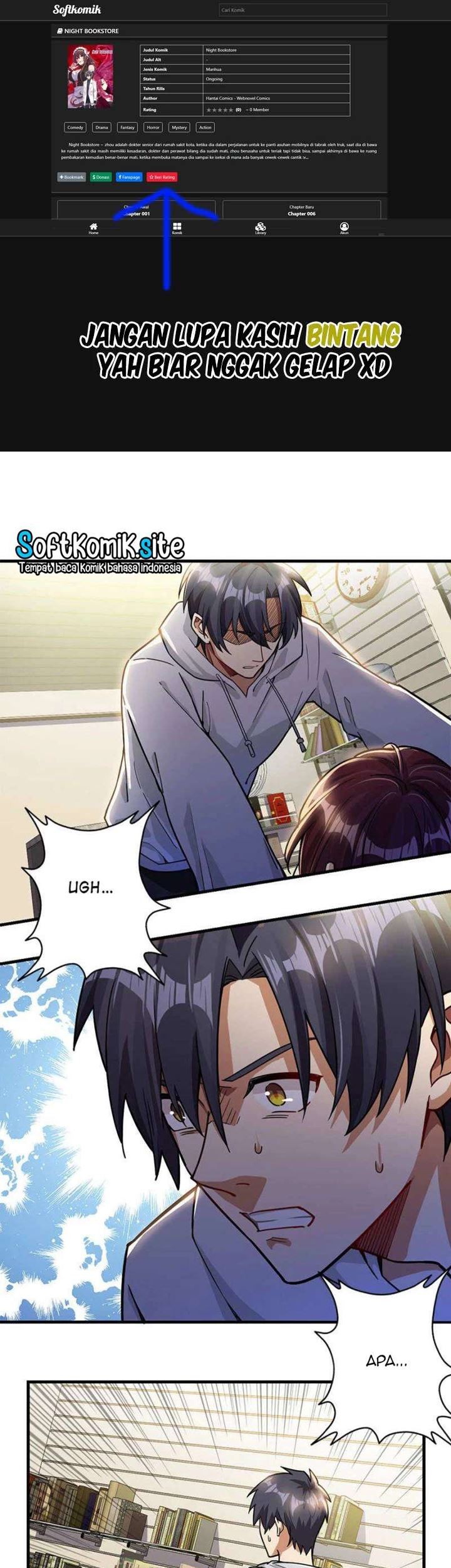 Baca Komik Night Bookstore Chapter 23 Gambar 1