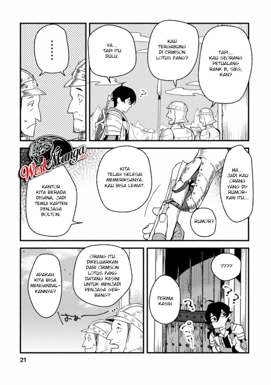 Sono Monban, Saikyou Nitsuki: Tsuihou Sareta Bougyo Ryoku 9999 no Senshi, Outo no Monban Toshite Musou Suru Chapter 01 Gambar 19