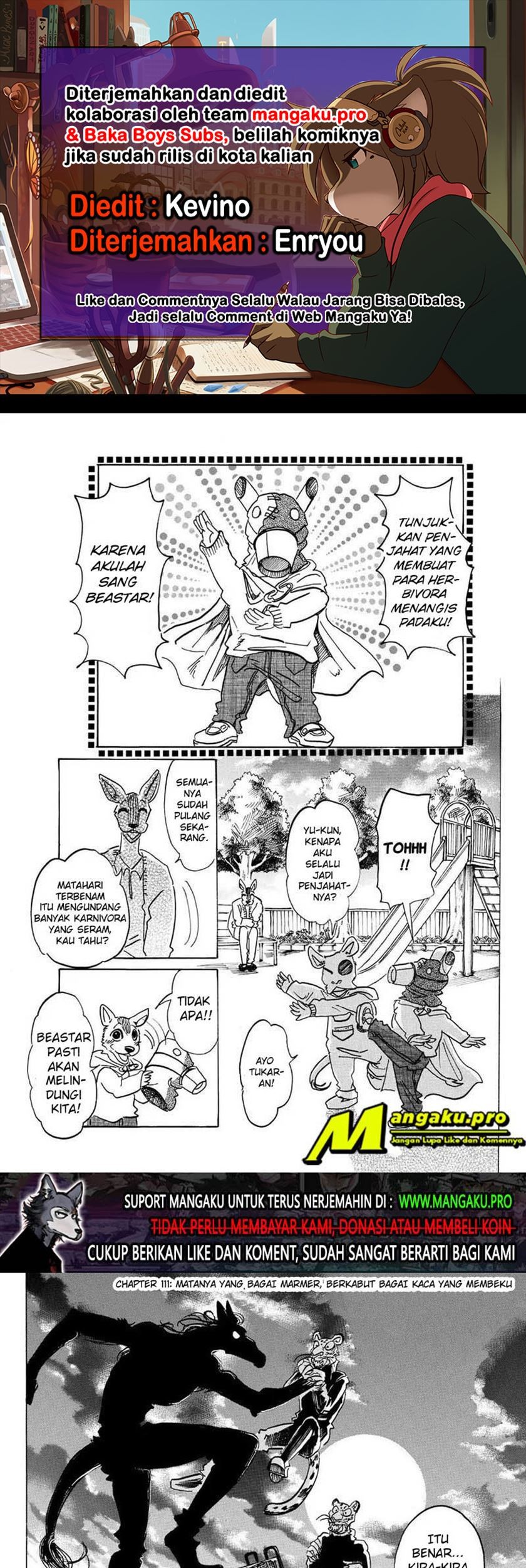 Baca Komik Beastars Chapter 111 Gambar 1