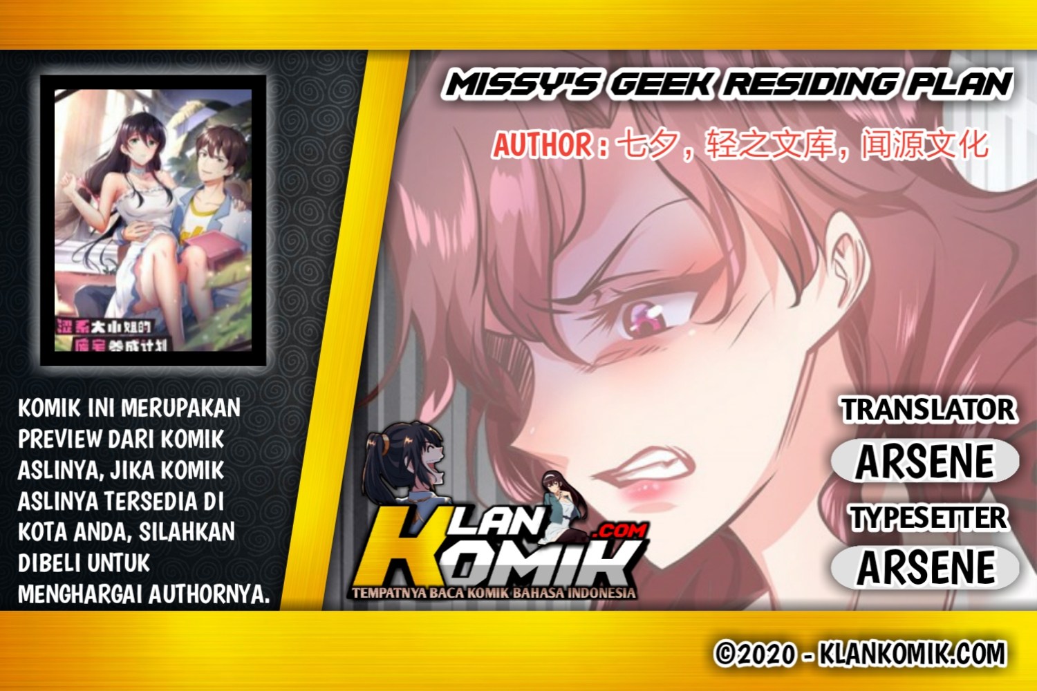 Baca Komik Missy’s Geek Residing Plan Chapter 05 Gambar 1