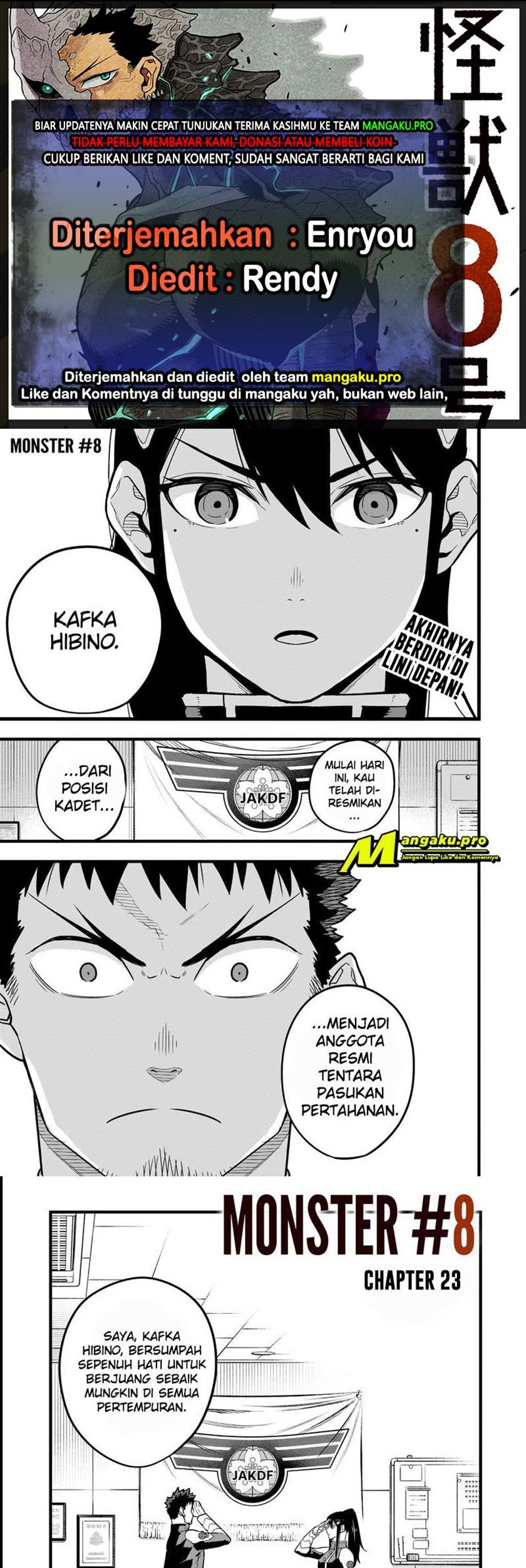 Baca Komik 8Kaijuu Chapter 23 Gambar 1