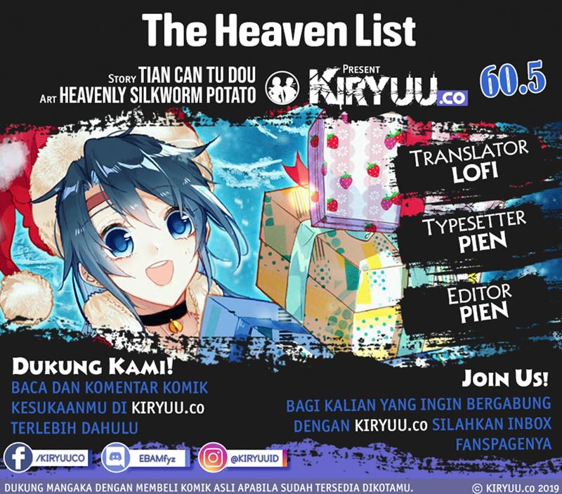 Baca Komik The Heaven’s List Chapter 60.5 Gambar 1