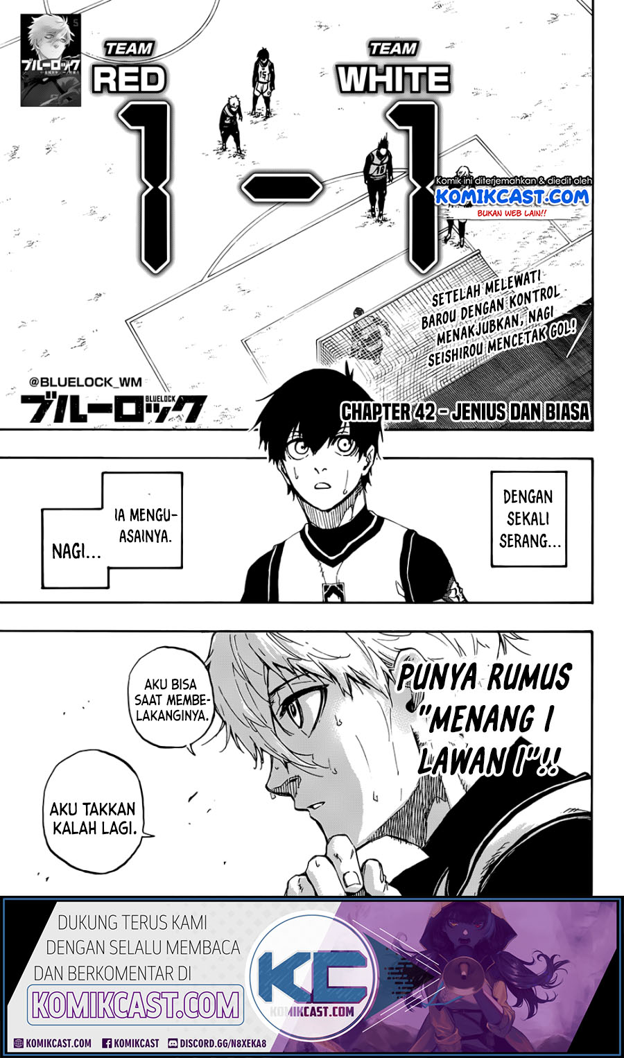 Baca Komik Blue Lock Chapter 52 Gambar 1