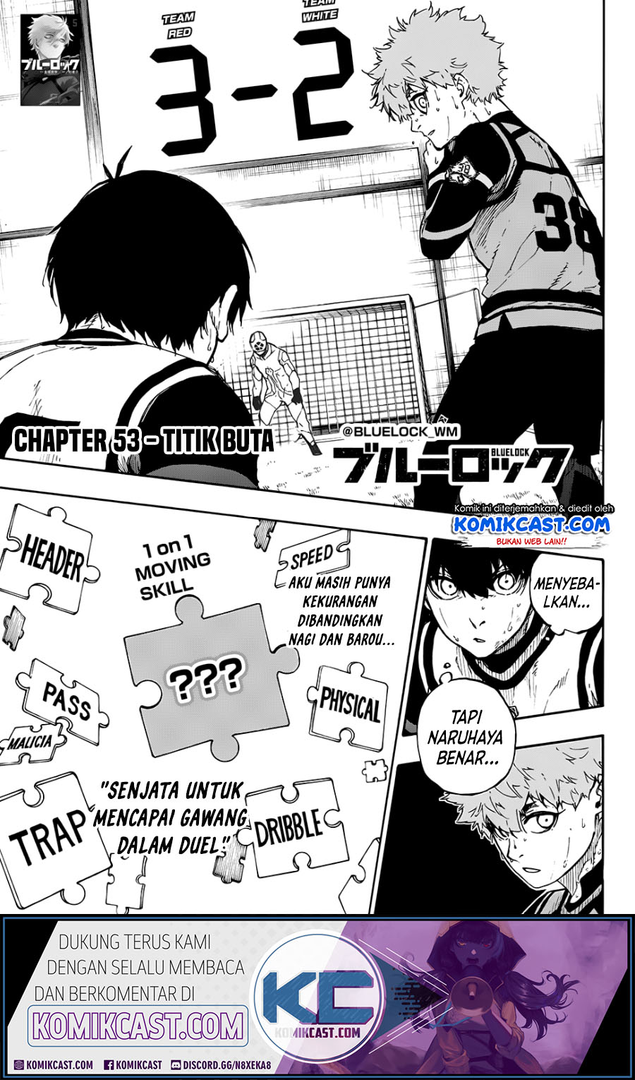 Baca Komik Blue Lock Chapter 53 Gambar 1